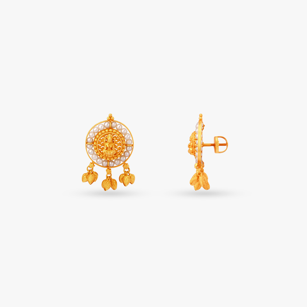 Regal Shrine Gold Necklace Set,,hi-res image number null
