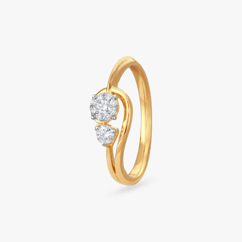 Petite Elegance Diamond Finger Ring,,hi-res image number null