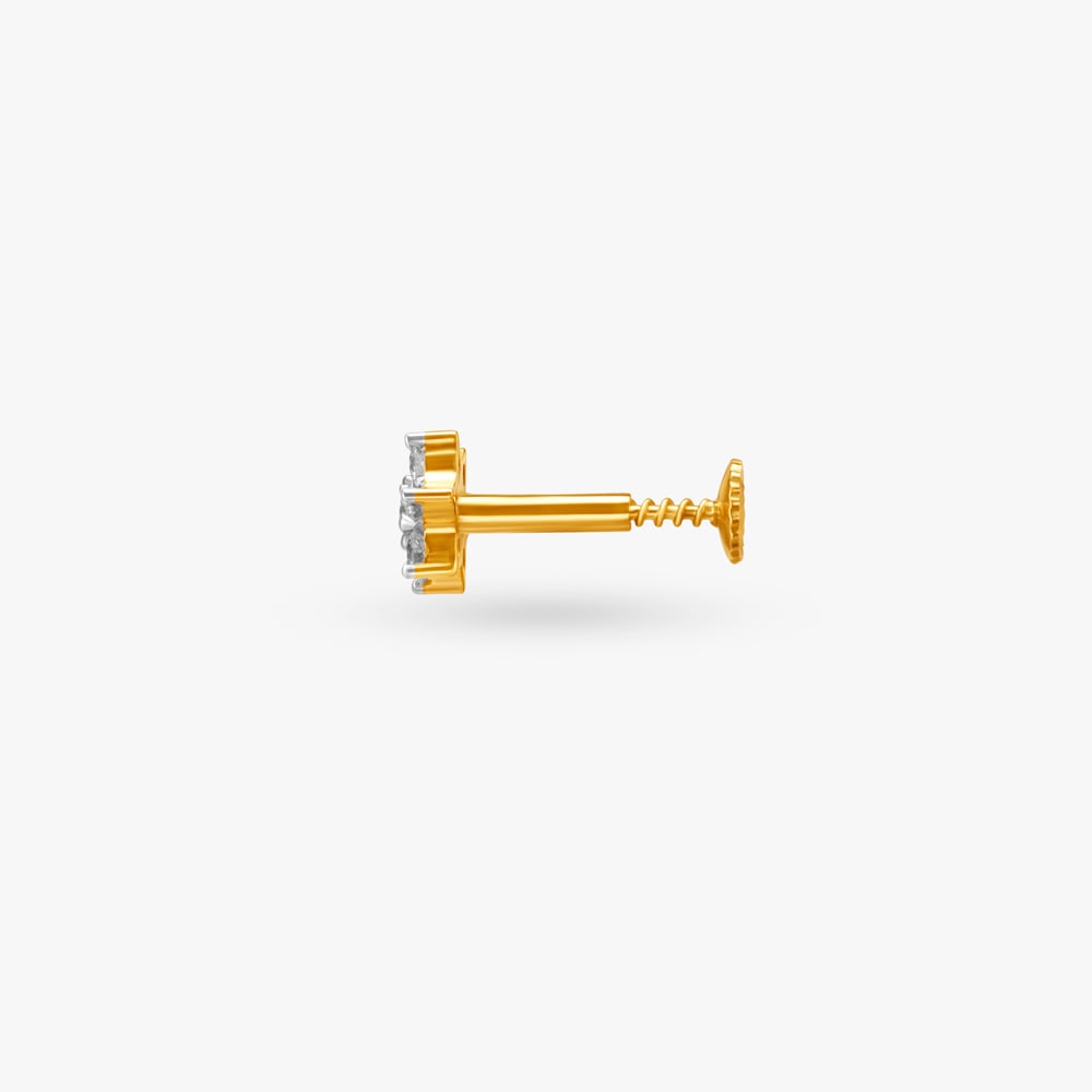 Dainty Sparkling Nose Pin,,hi-res image number null