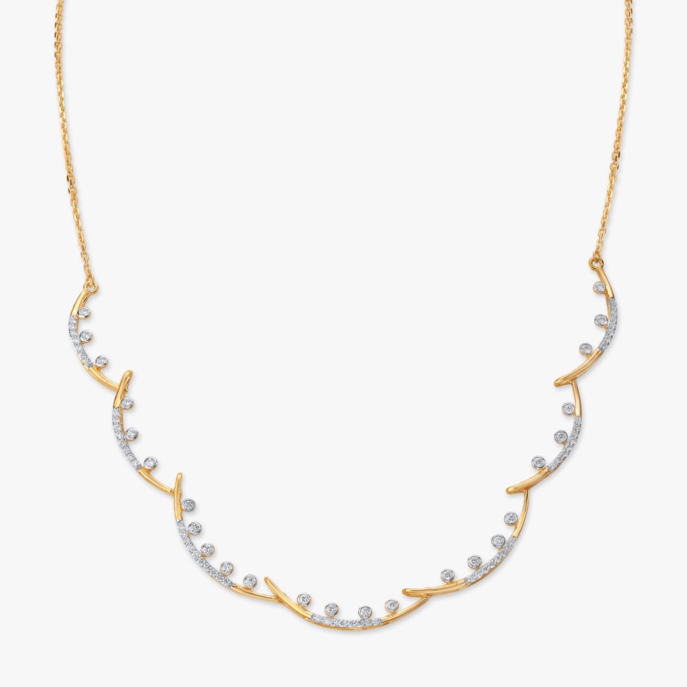 Whimsical Trail Diamond Necklace Set,,hi-res image number null