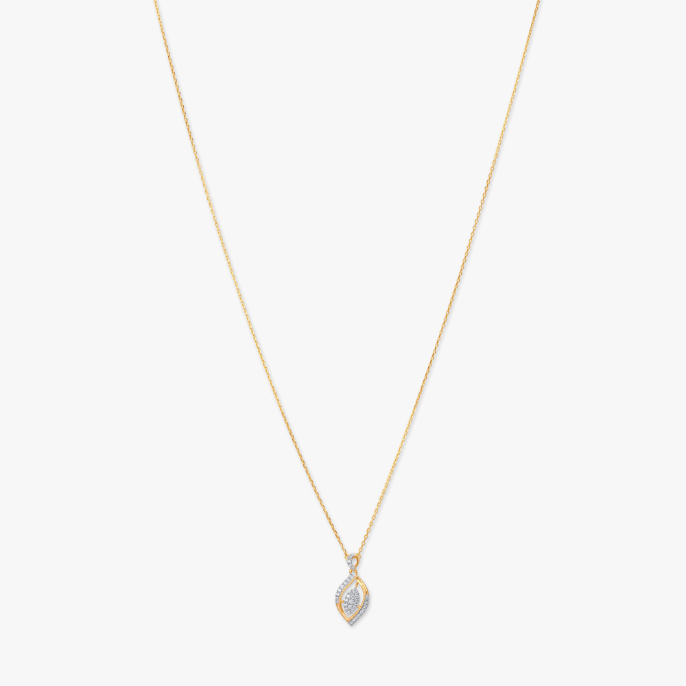 Flowform Bloom Diamond Pendant with Chain,,hi-res image number null