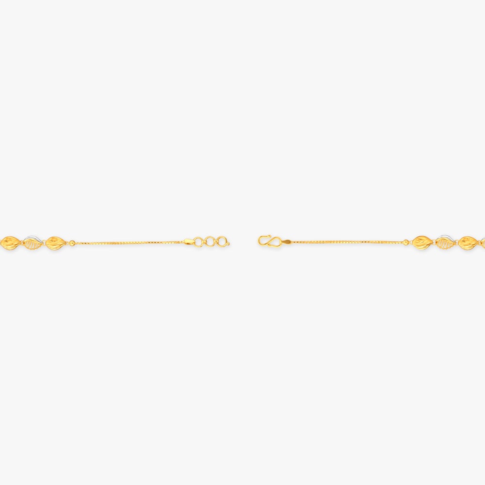 Leaf Rhythm Gold Bracelet,,hi-res image number null