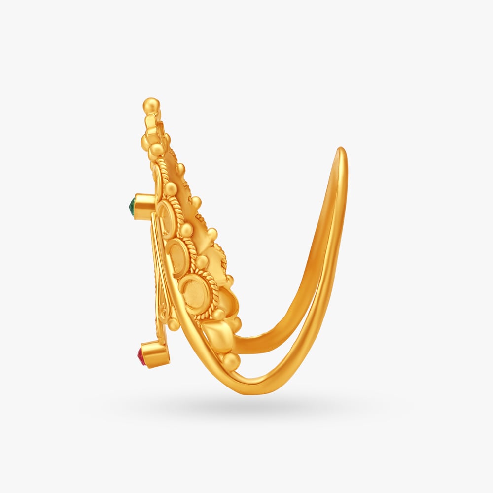 Traditional Vanki Gold Finger Ring,,hi-res image number null