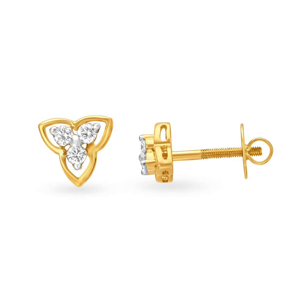 Trio Whisper Diamond Stud Earrings,,hi-res image number null