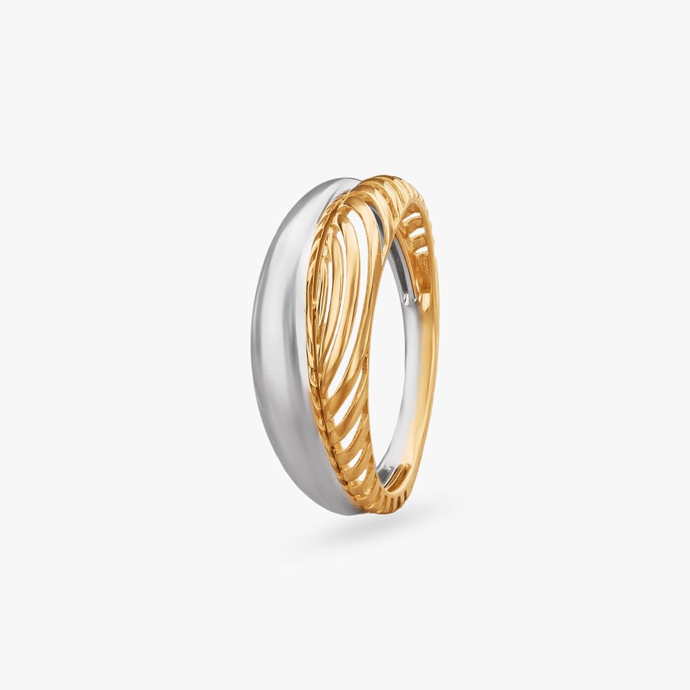 

Layered Edge Gold Ring