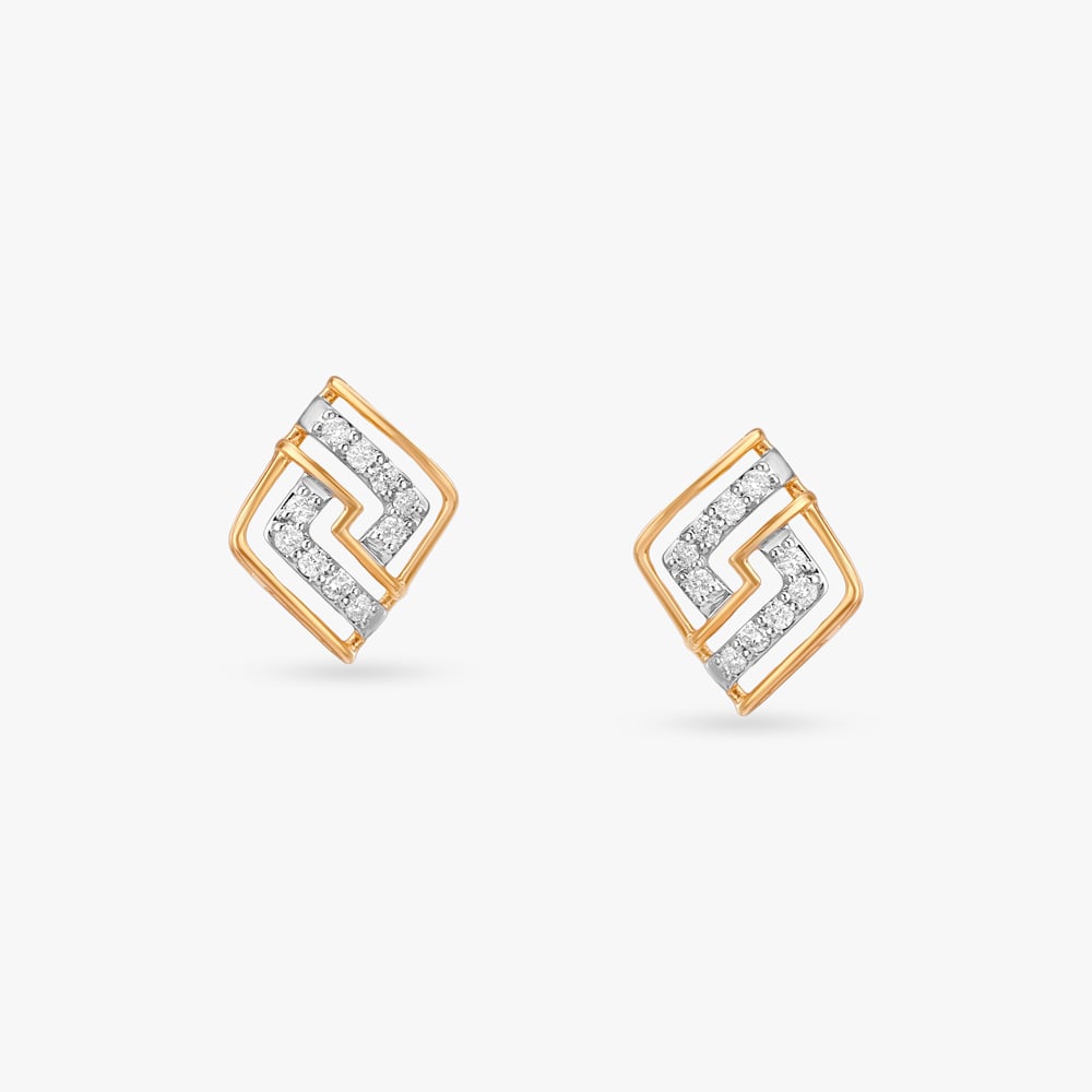 Deco Dreamlines Diamond Pendant and Earrings Set,,hi-res image number null