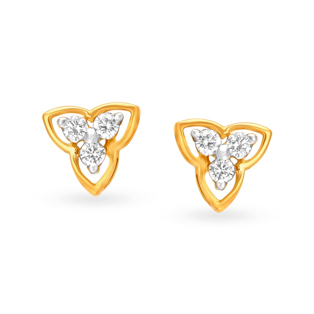 Trio Whisper Diamond Stud Earrings,,hi-res image number null