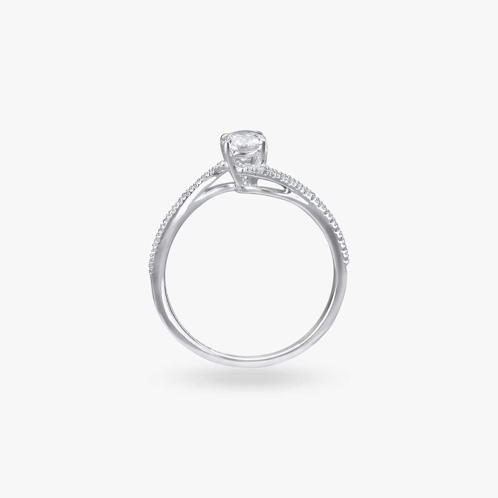 Crisscross Spark Solitaire Ring,,hi-res image number null