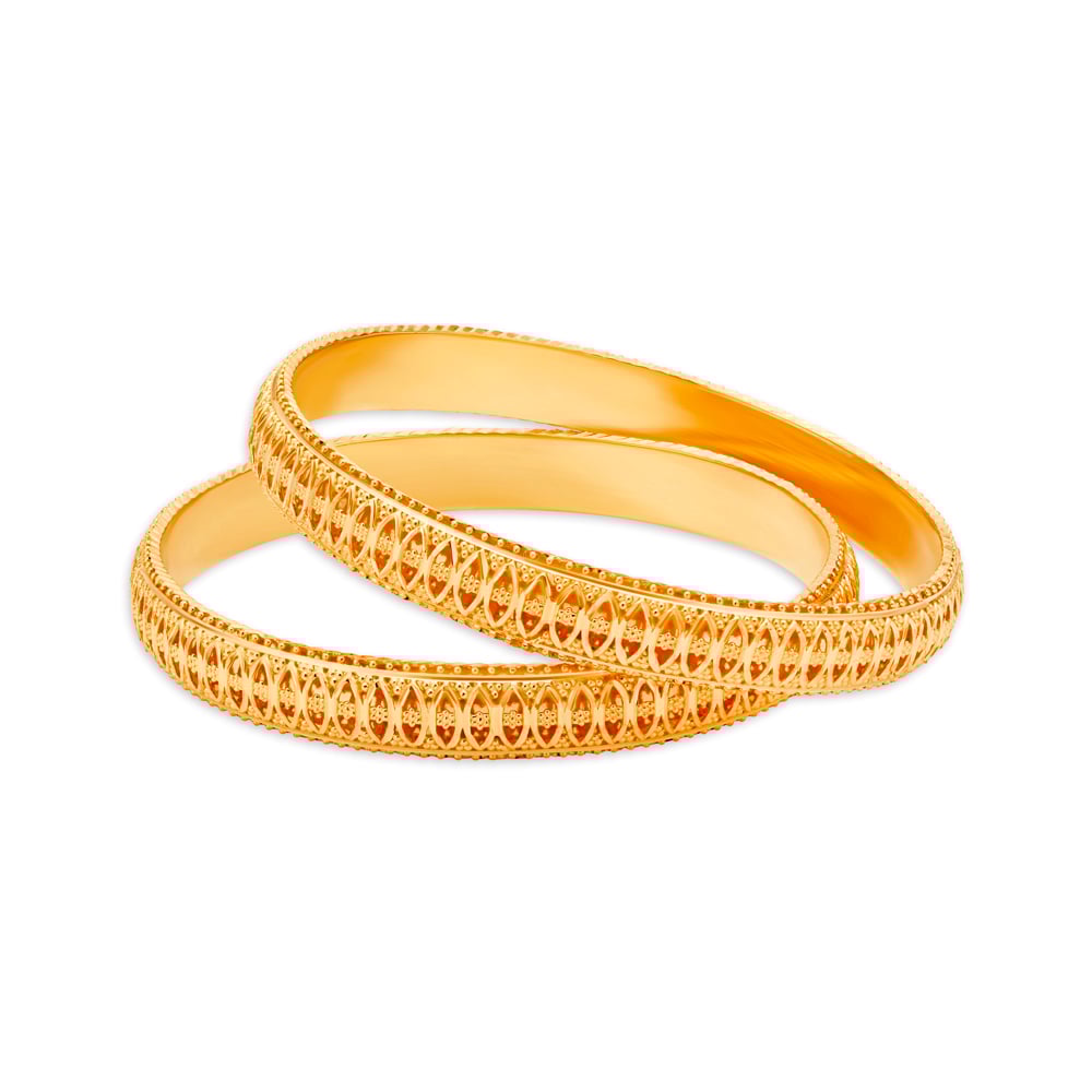 Glowing Charm Gold Bangles,,hi-res image number null