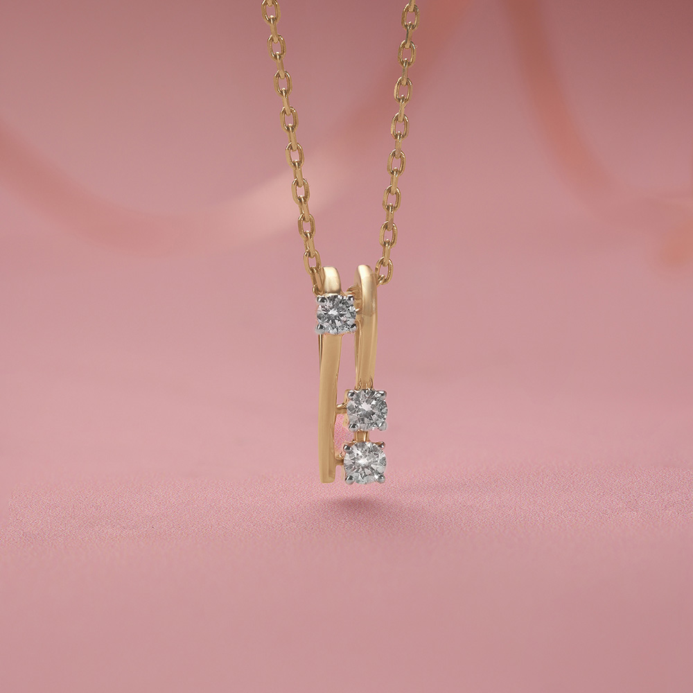 Chic Ladder Diamond Pendant,,hi-res image number null
