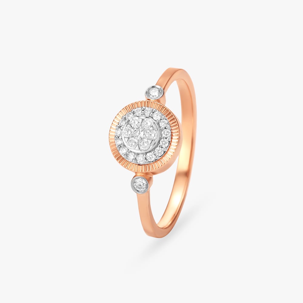 Vintage Elegance Diamond Finger Ring,,hi-res image number null