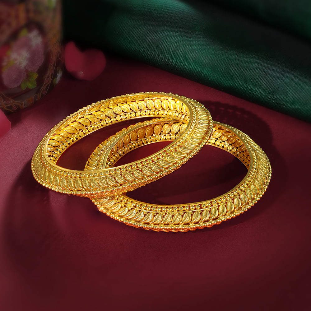 Nature-Inspired Maharashtrian Tode Bangles,,hi-res image number null