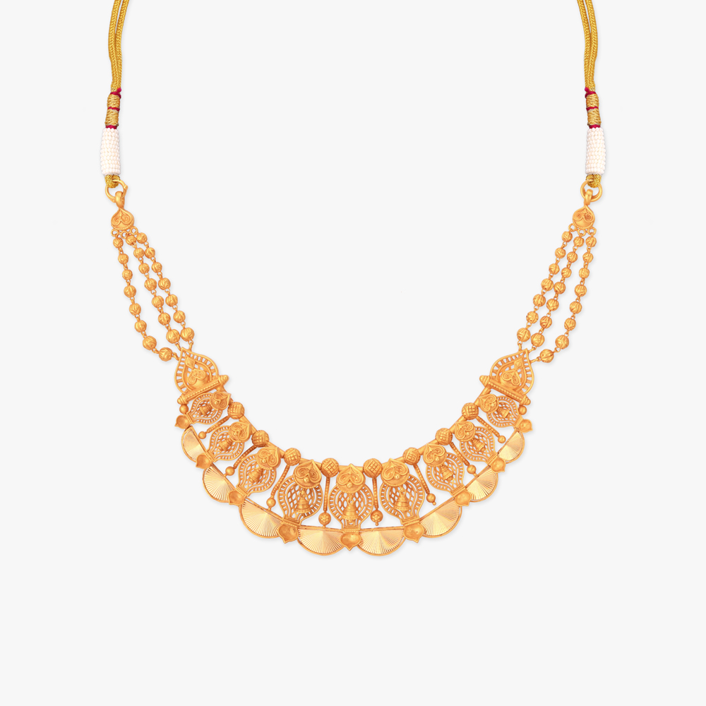 Sacred Rhythm Gold Necklace set,,hi-res image number null