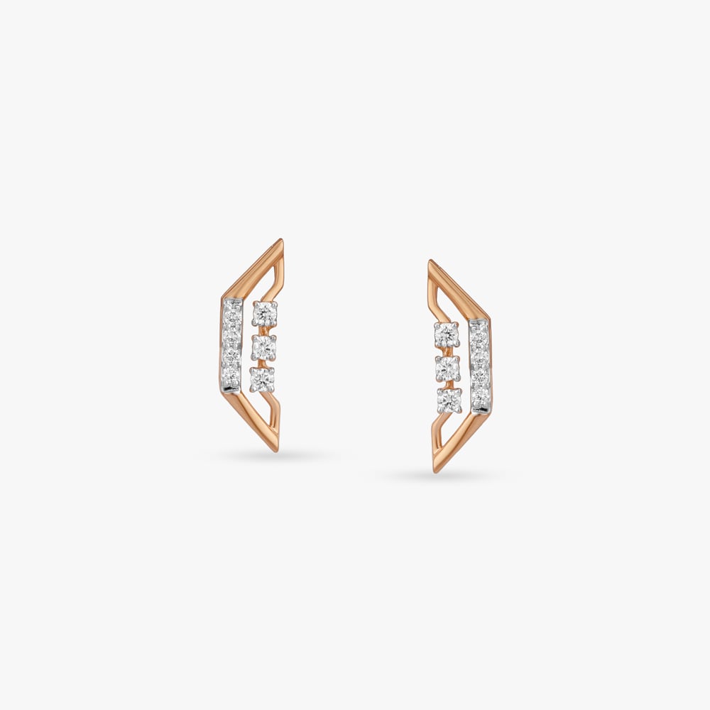 

Arc Brilliance Diamond Stud Earrings