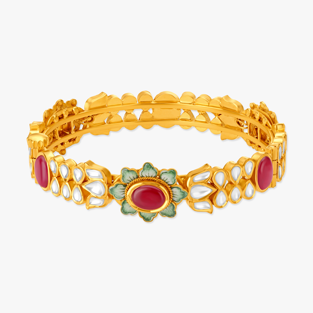 Sumukhi Kundan Polki Bangle,,hi-res image number null