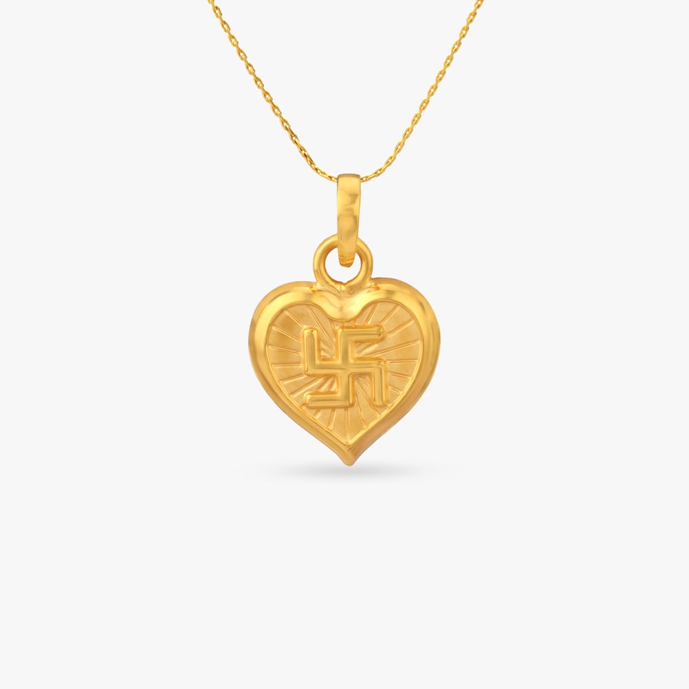 

Sacred Swastik Gold Pendant