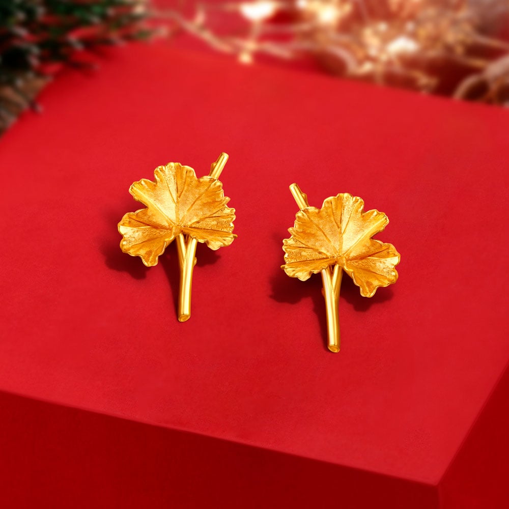 Wood Stalk Stud Earrings,,hi-res image number null