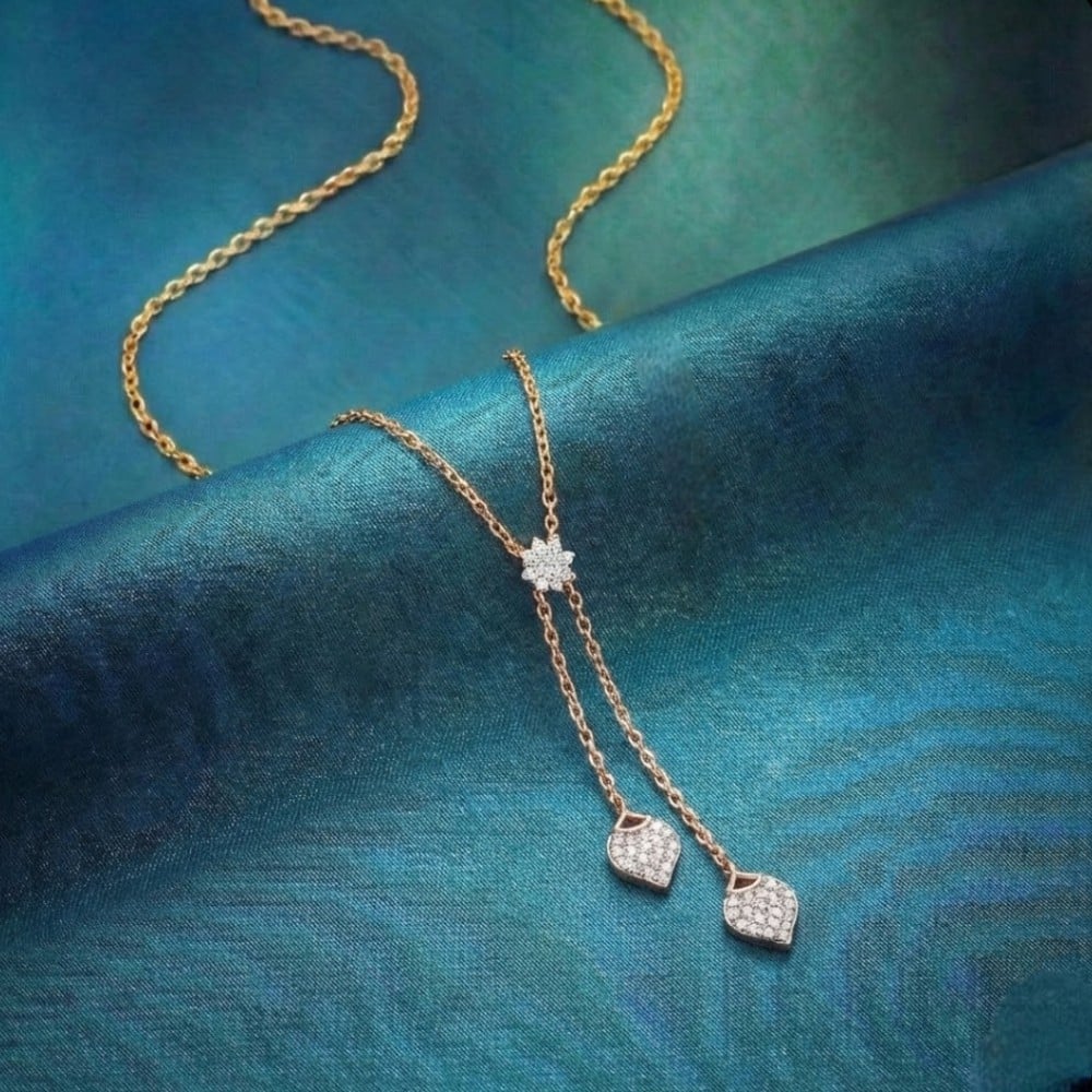 

Twin Drop Diamond Necklace
