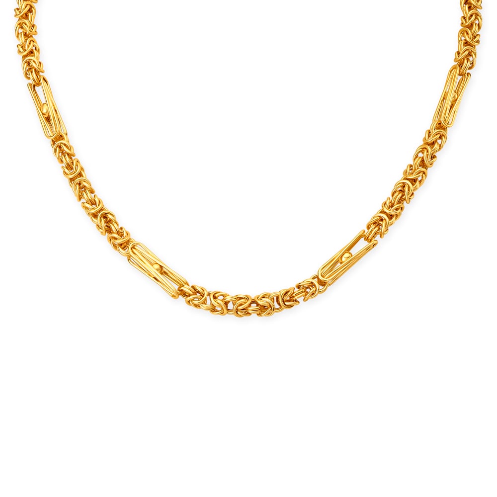 Ornate Gold Chain for Men
