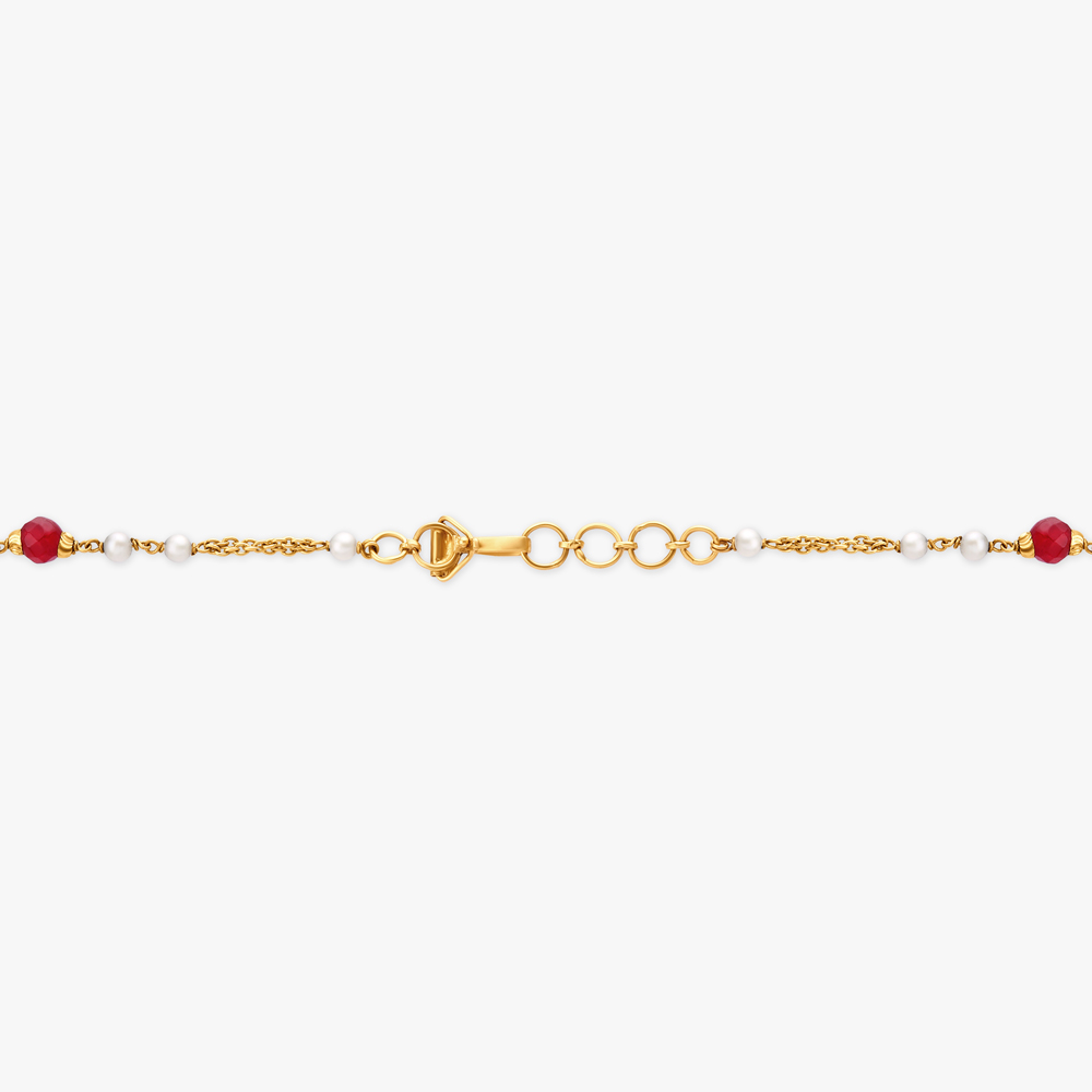 Exquisite Beaded Gold Chain,,hi-res image number null