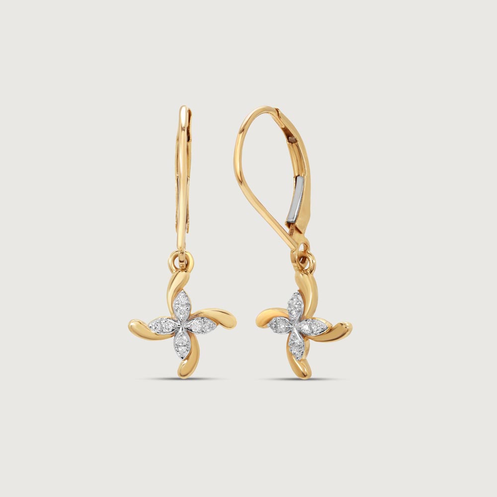 Intersecting Lines Diamond Hoop Earrings,,hi-res image number null