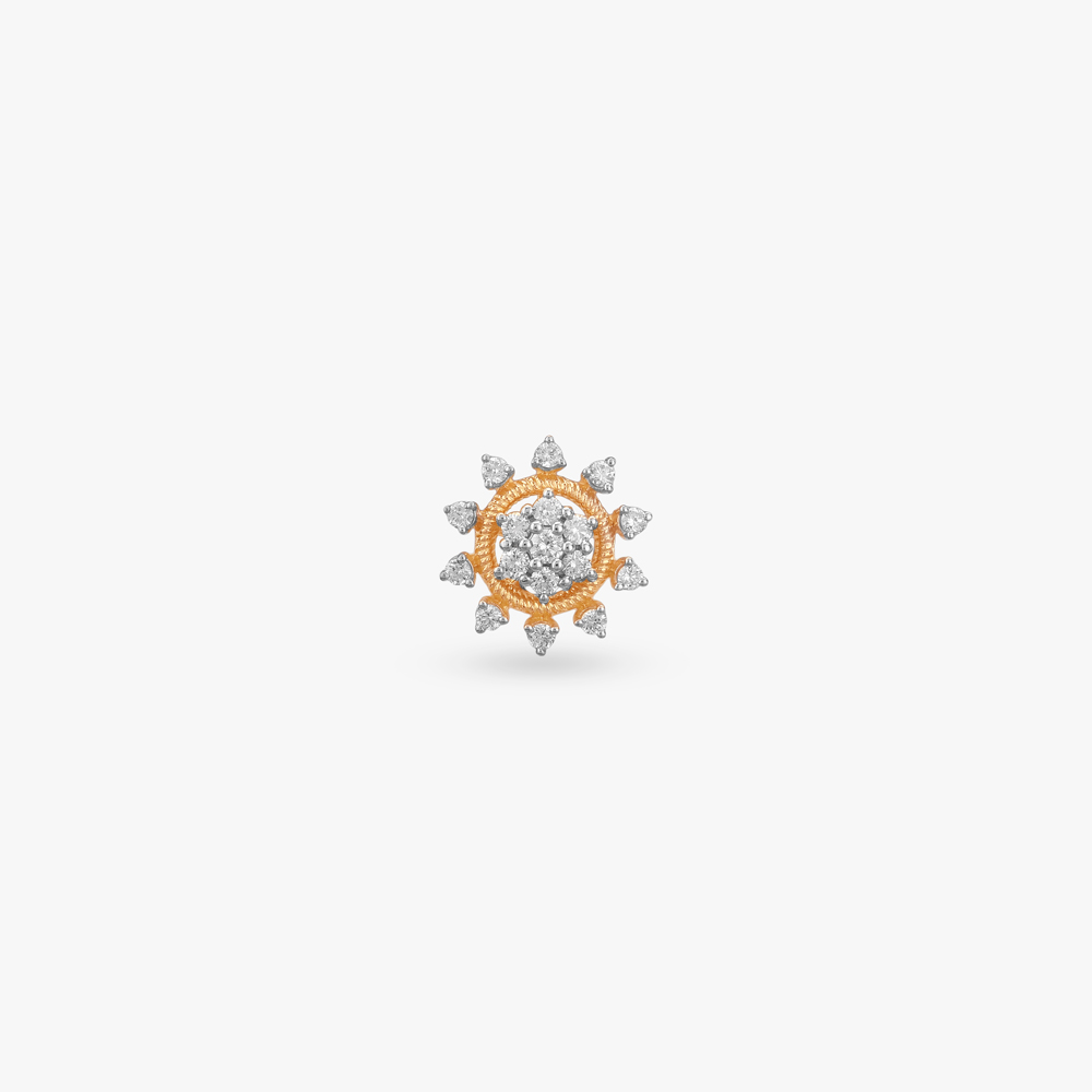 Daylight Dazzle Diamond Nose Pin,,hi-res image number null