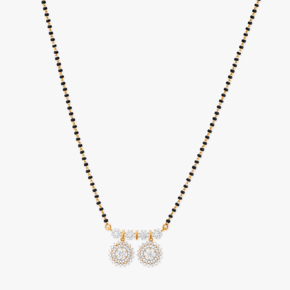 Elegant Diamond Mangalsutra,,hi-res image number null