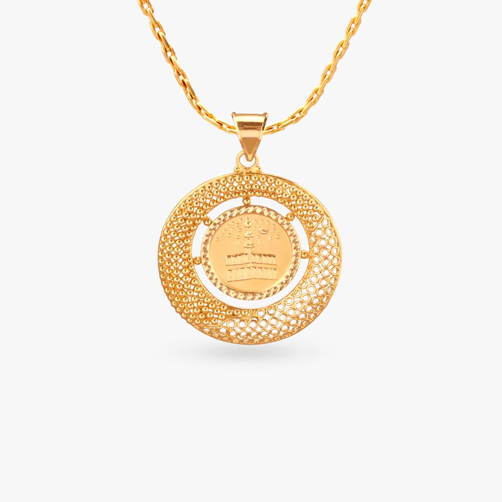 

Divine Circle Gold Pendant