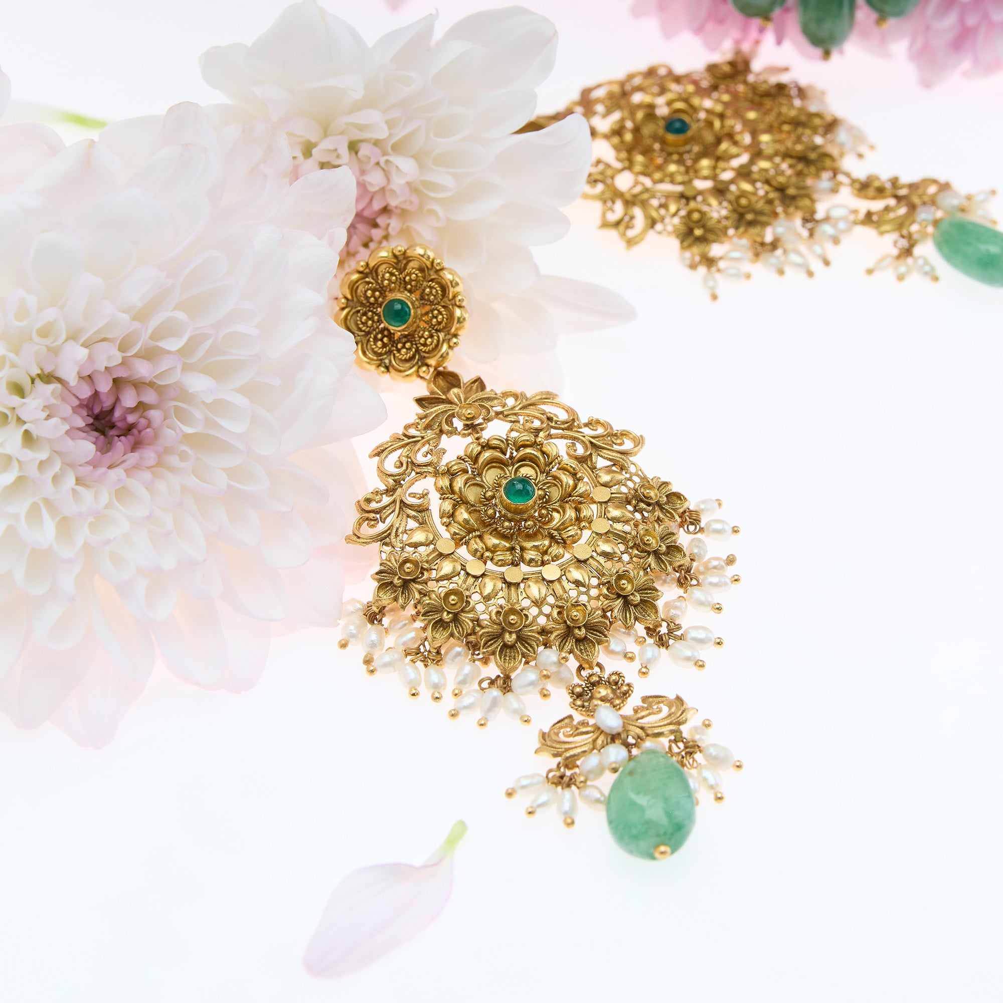 Homage in Gold Necklace Set,,hi-res image number null