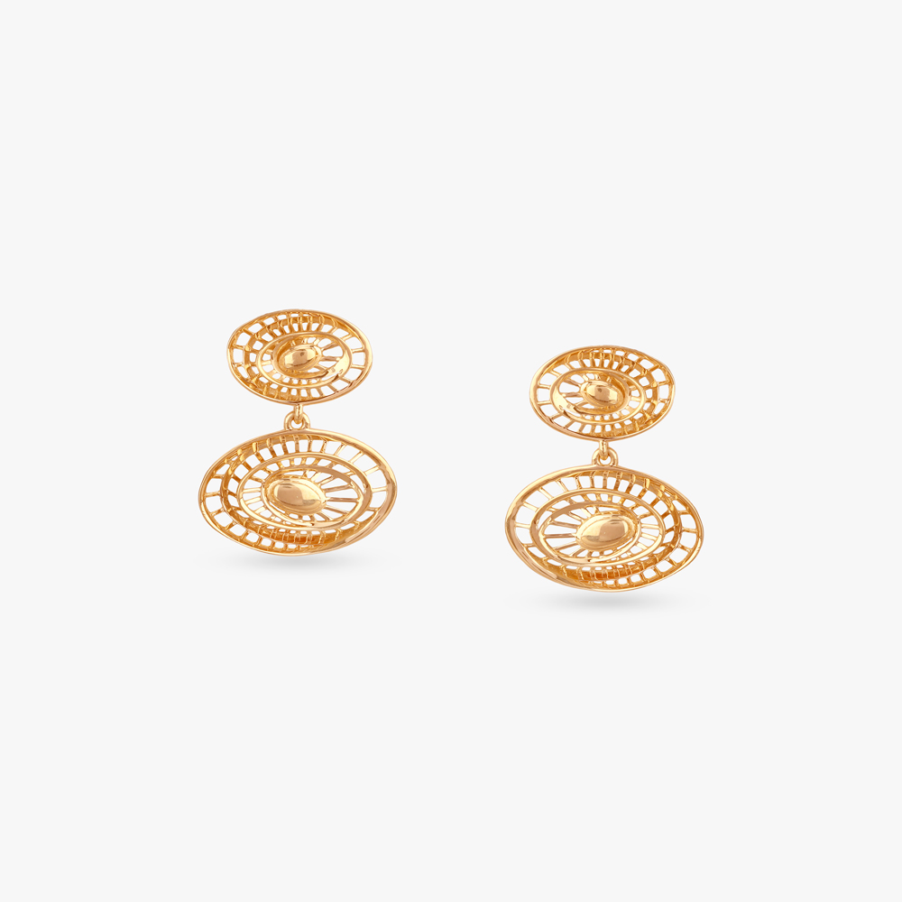 Gold Pendant and Earrings Set,,hi-res image number null