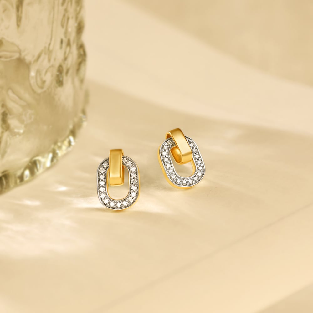 Waterfall Of Grace Diamond Drop Earrings