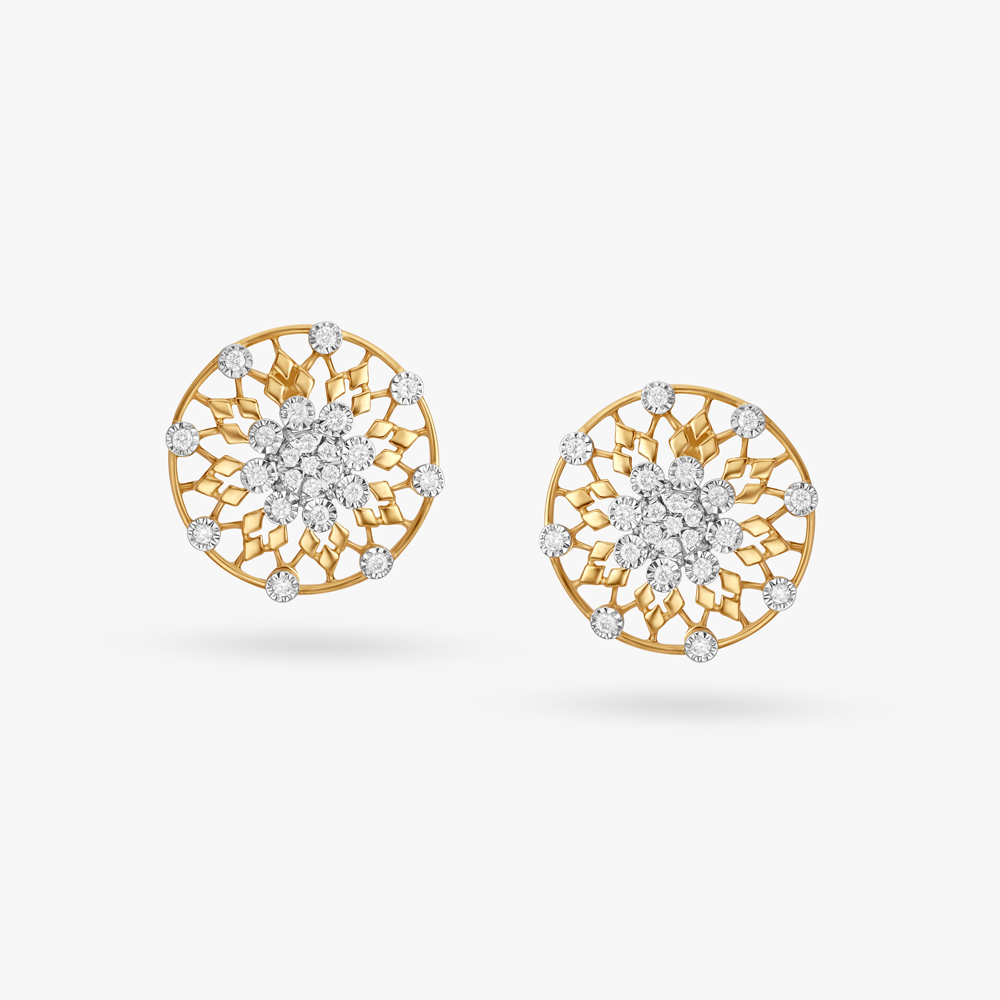 Otherworldly Diamond Stud Earrings