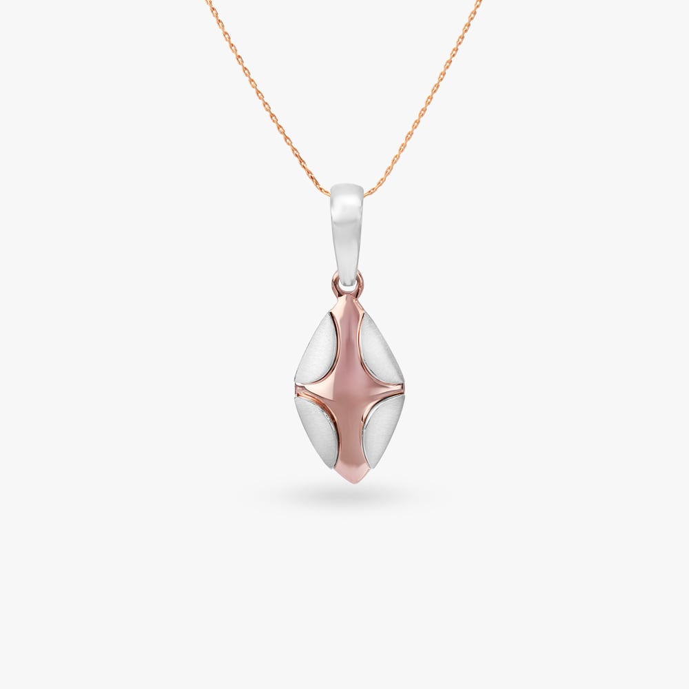 Geometric Power Gold Pendant for Men,,hi-res image number null