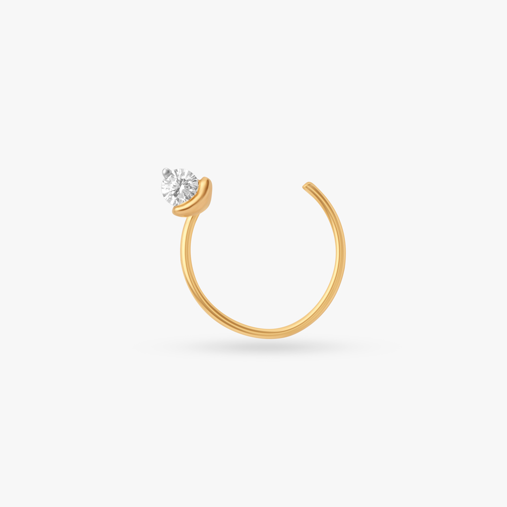 Sparkling Diamond Nose Pin,,hi-res image number null