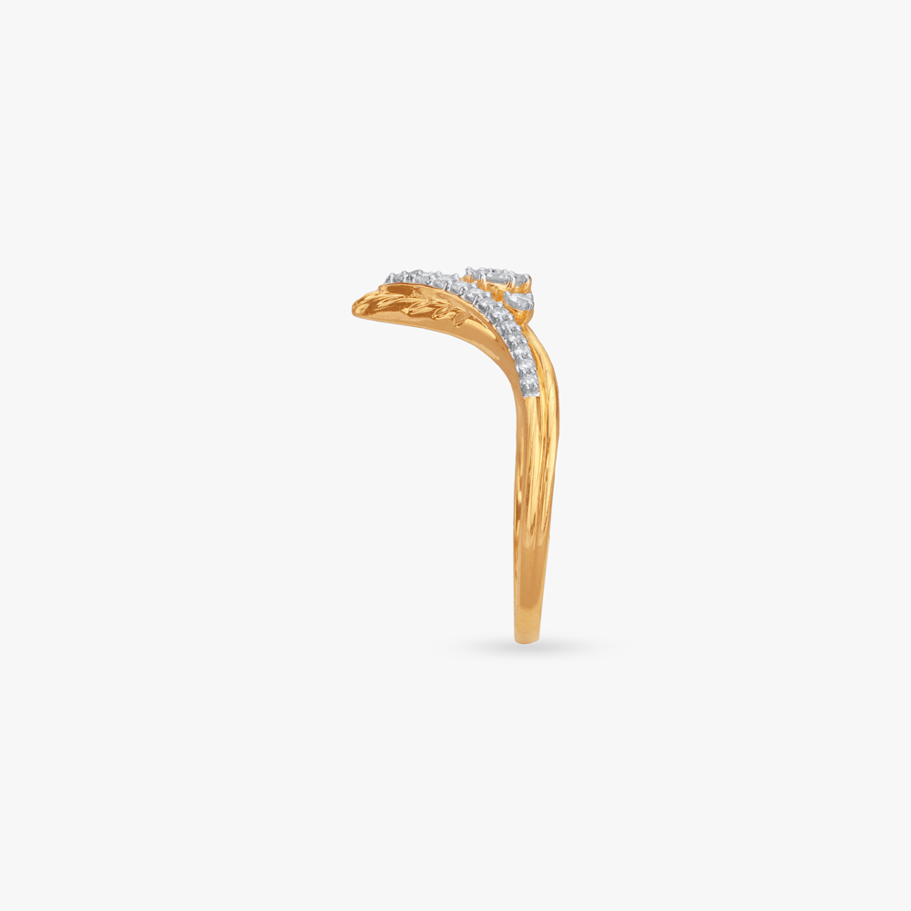 Stylish Bloom Diamond Finger Ring,,hi-res image number null
