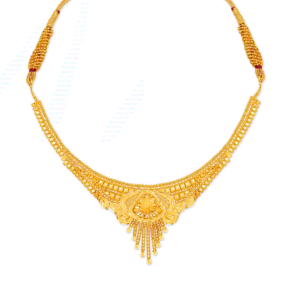 Artistic Gold Necklace Set,,hi-res image number null