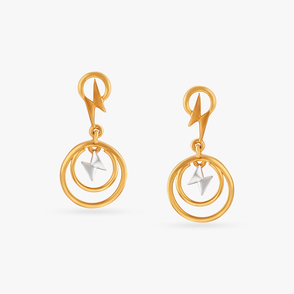 

Contemporary Thunder Drop Earrings