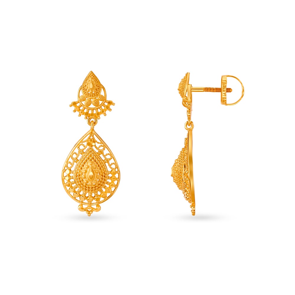Delicate Teardrop Drop Earrings,,hi-res image number null