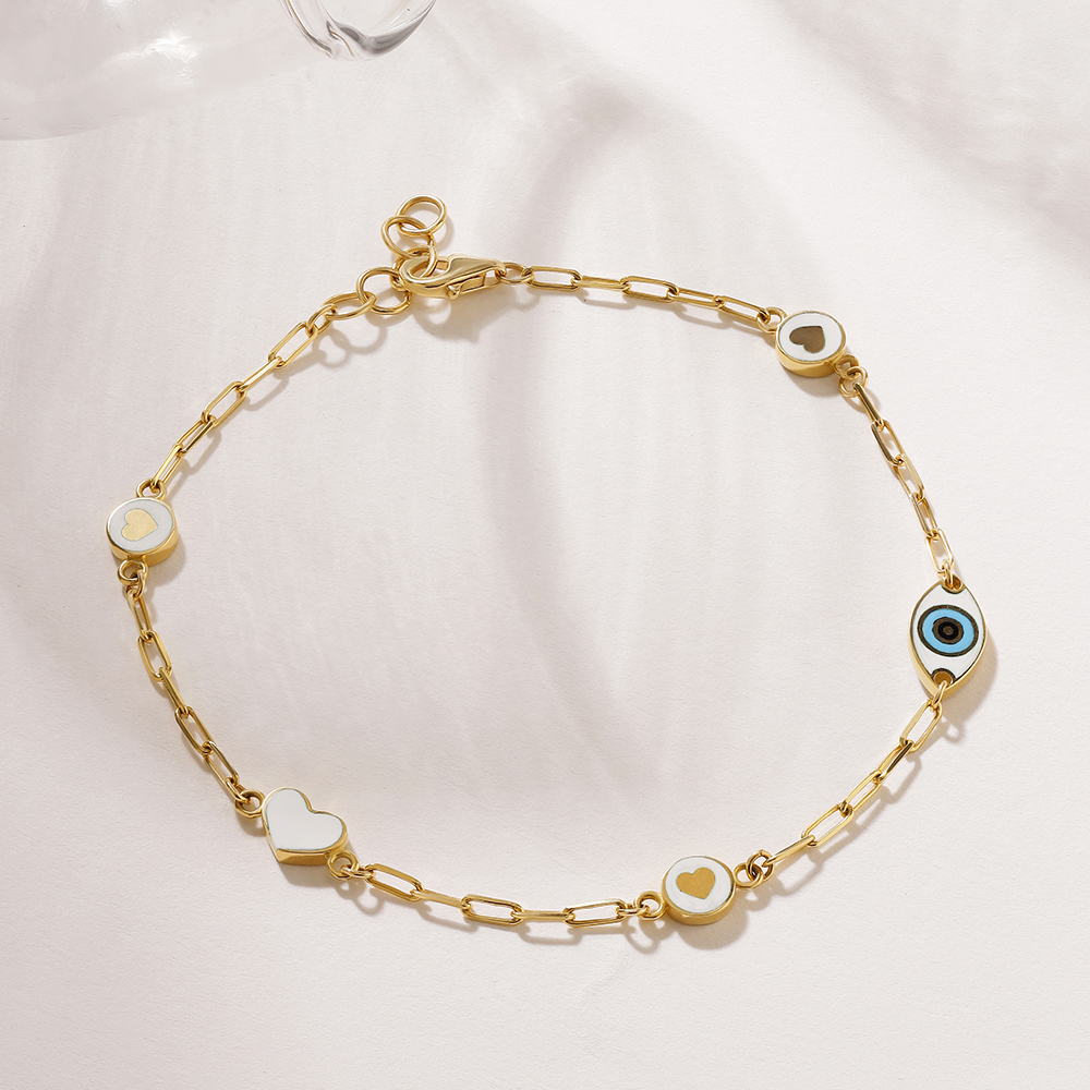 18KT Yellow Gold Radiant Connections Bracelet
