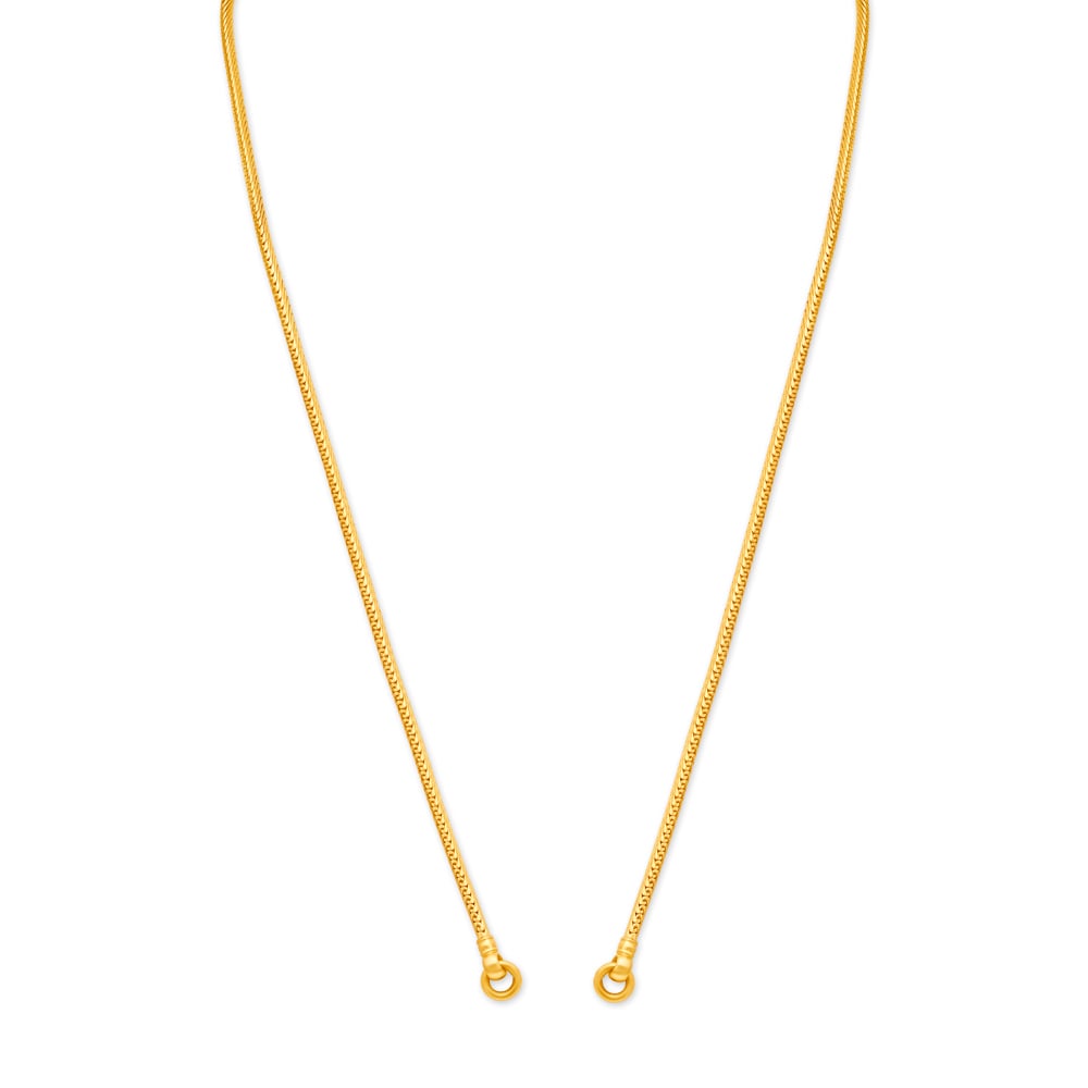 

Sheer Yellow Gold Oblique Chain