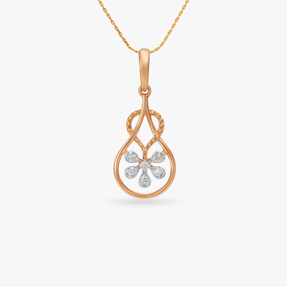 

Bloom Loop Diamond Pendant