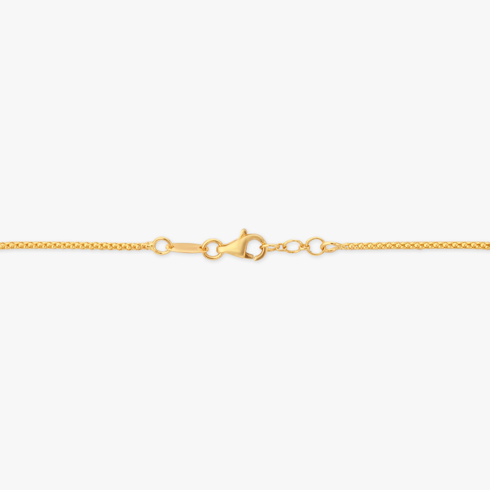 Sculpted Knot Gold Necklace,,hi-res image number null