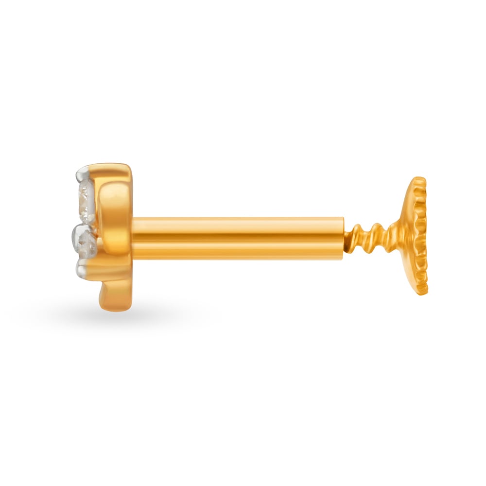 Petite Blossom Diamond Nose Pin,,hi-res image number null