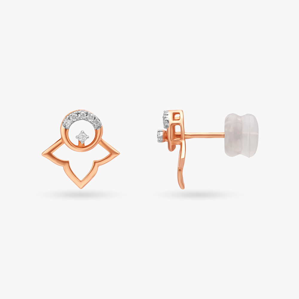Floral Affair Diamond Stud Earrings,,hi-res image number null