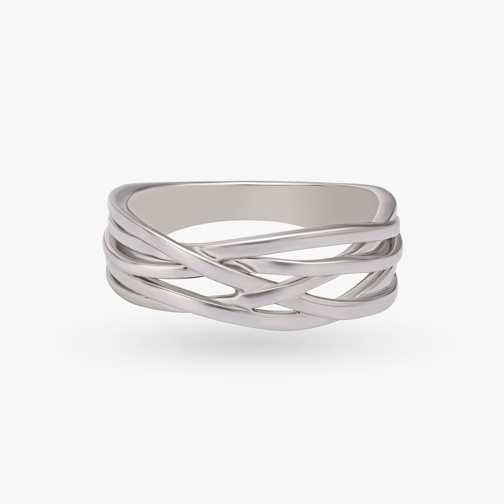 Snazzy Platinum Ring,,hi-res image number null