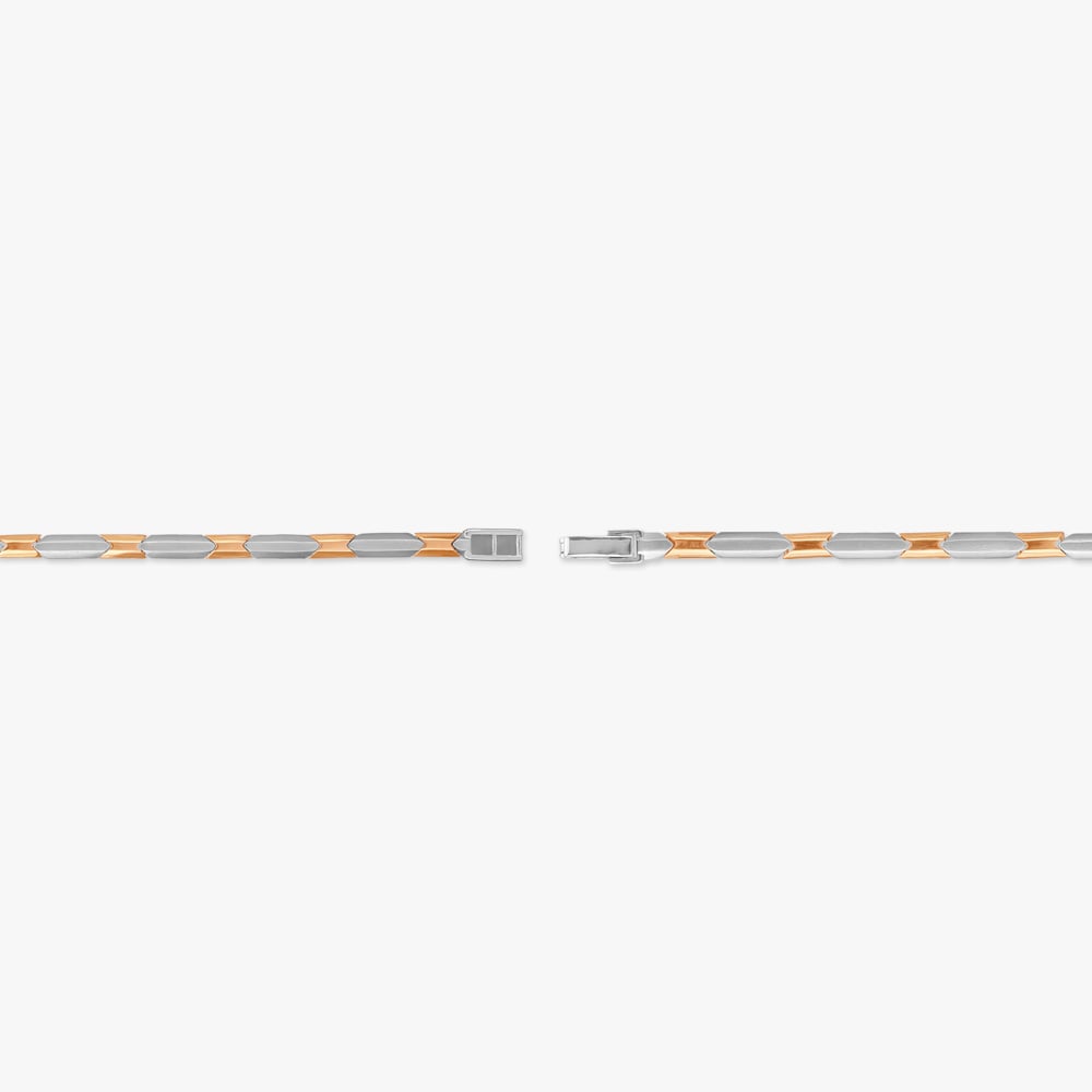 Sleek Fusion Platinum Bracelet for Men,,hi-res image number null