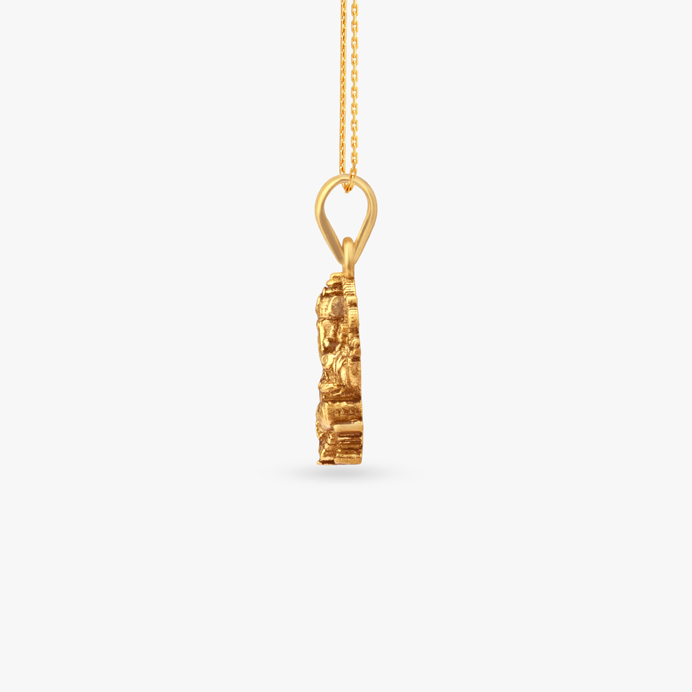 Eternal Vinayaka Gold Pendant,,hi-res image number null