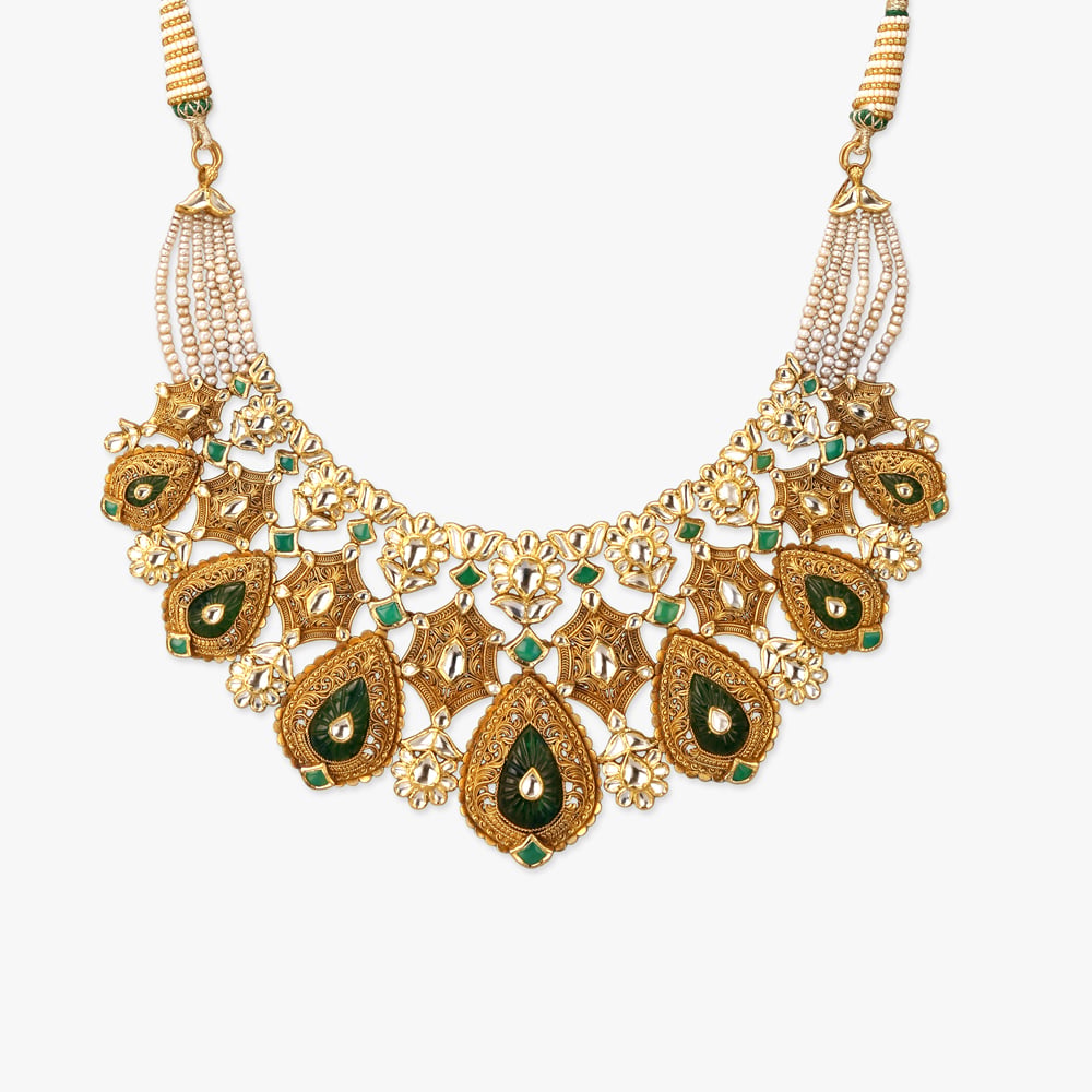Magnificent Majesty Gold Necklace Set,,hi-res image number null