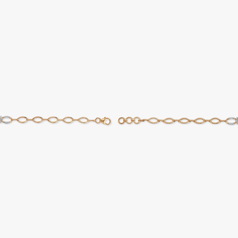 Daisy Loop Diamond Bracelet,,hi-res image number null