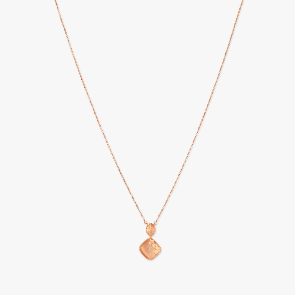 Modern Mosaic Gold Pendant with Chain and Earrings Set,,hi-res image number null